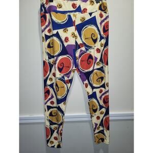 LuLaRoe TC2 Leggings Nightmare Before Christmas Halloween Jack Skellington Sz L